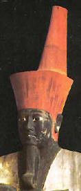 2a - Desheret : La couronne rouge; symbole royal de la Basse Egypte.